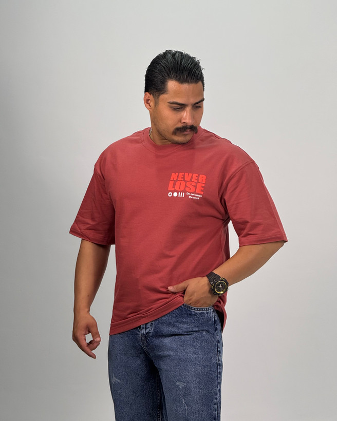 تیشرت طرح NEVER LOSE