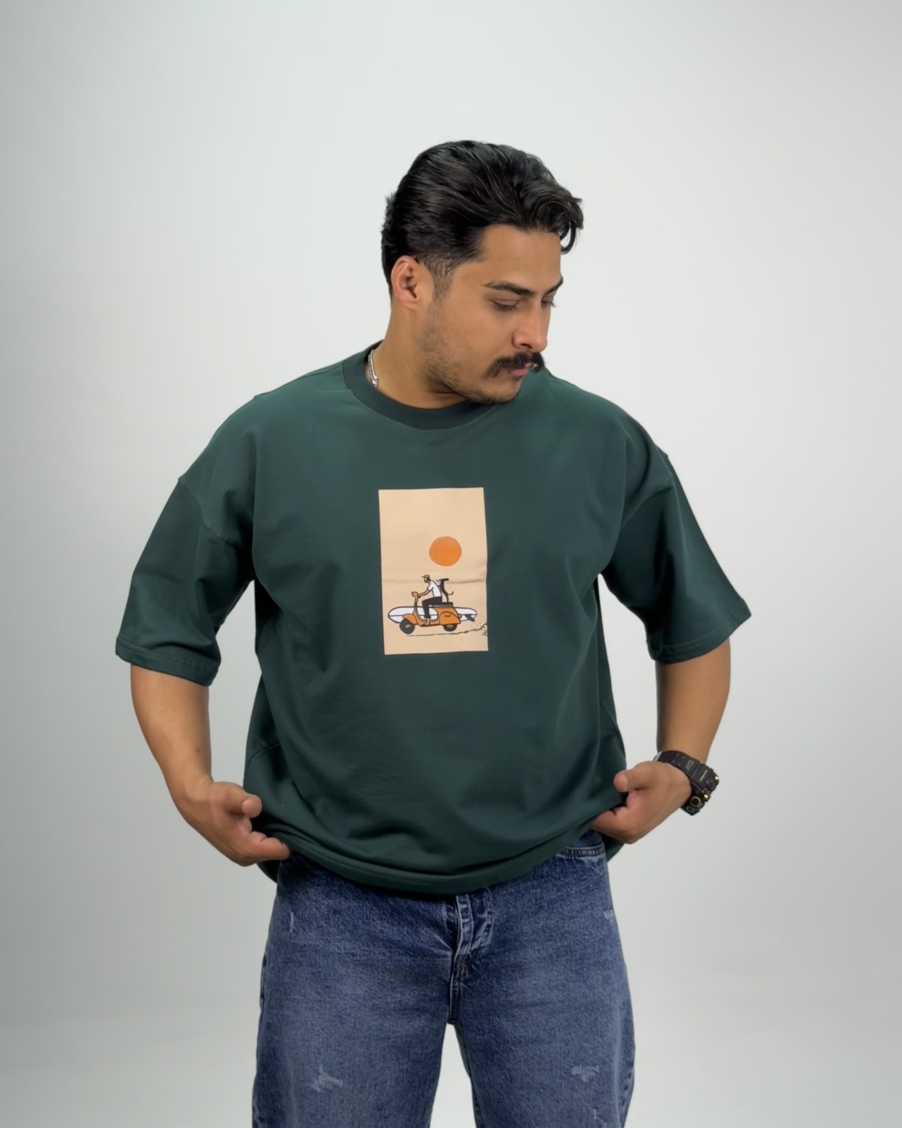 تیشرت طرح غروب